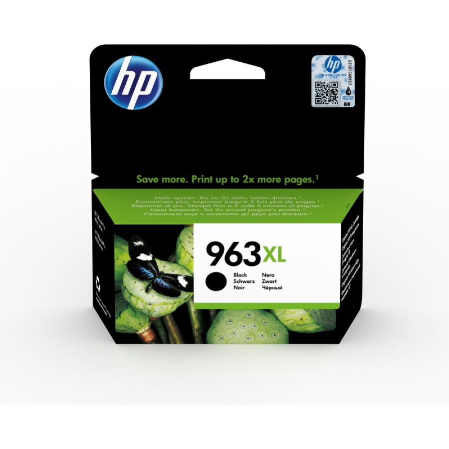 Hp cartuccia di inchiostro nero originale 963xl ad alta capacità