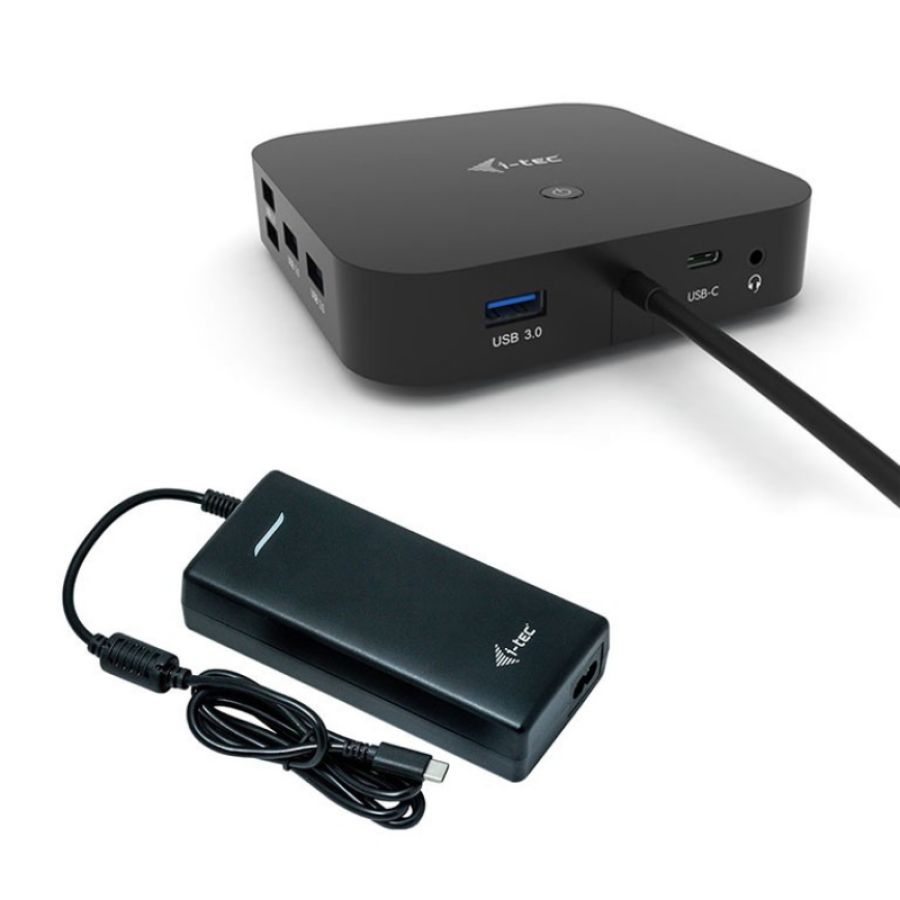 I-tec usb-c dual display docking station with power delivery 100 w + universal charger 100 w - tastiera qwertz