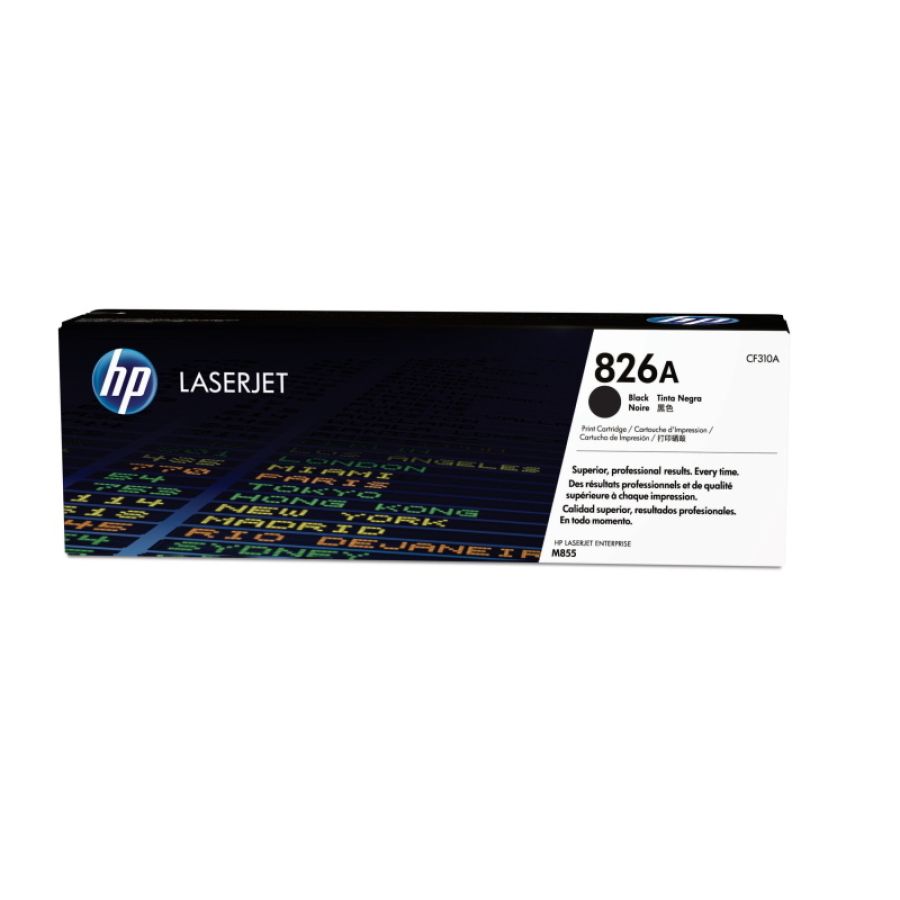 Hp cartuccia toner originale nero laserjet 826a