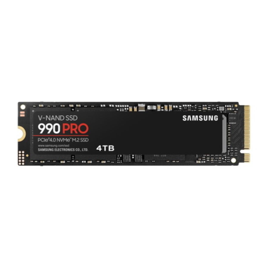 Samsung ssd interno 990 pro 4tb pci-e m2. nvme r/w 6900/7450 mbs