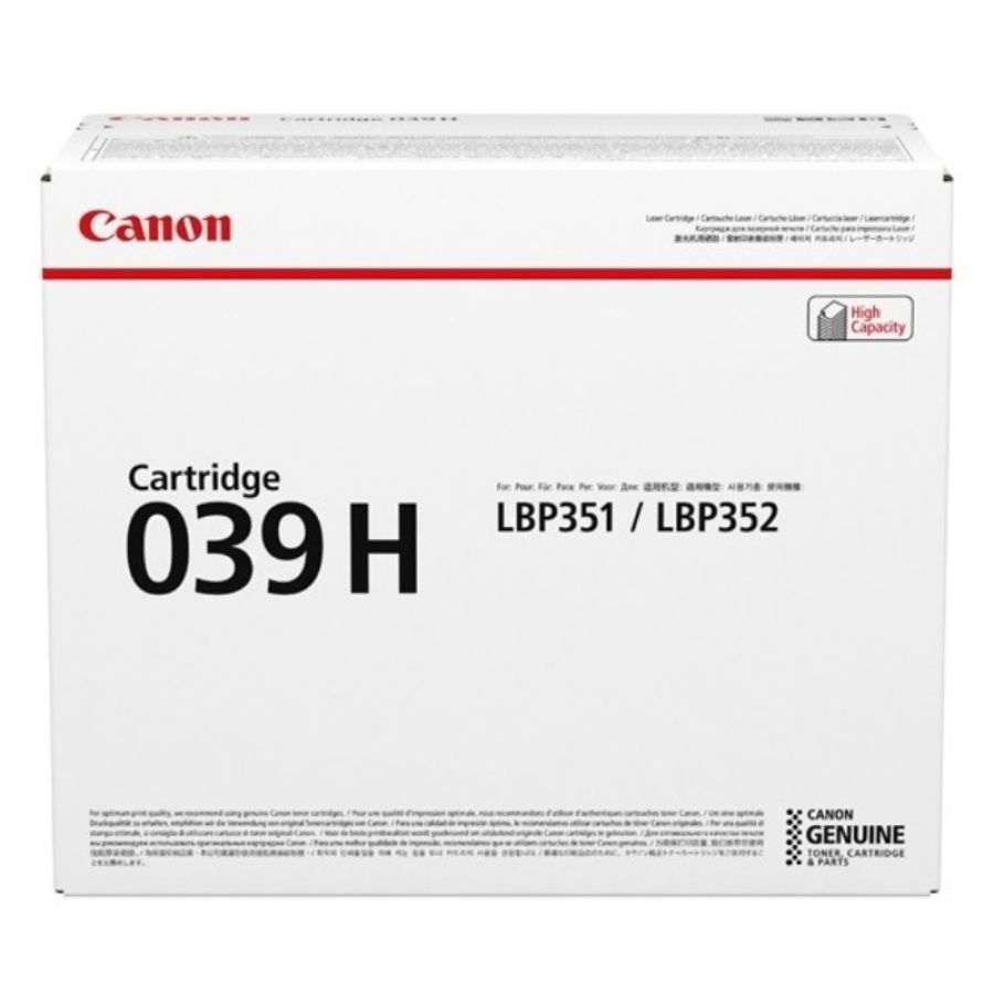 Canon 039h cartuccia toner 1 pz originale nero