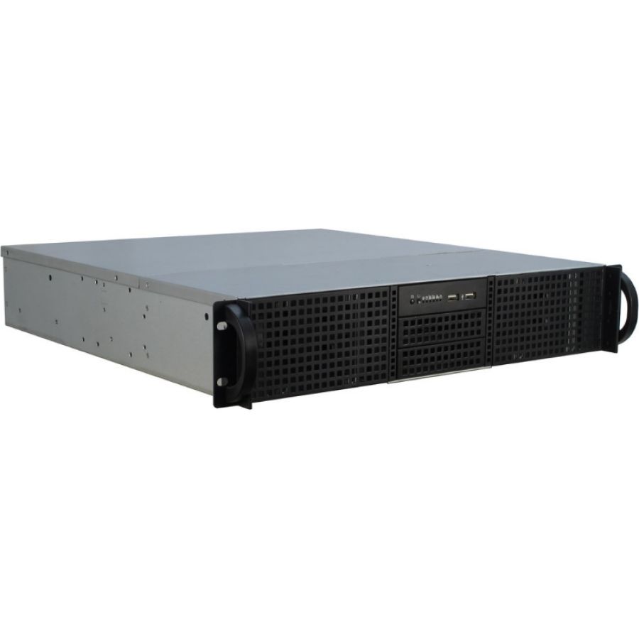 Inter-tech ipc 2u-20248 supporto nero