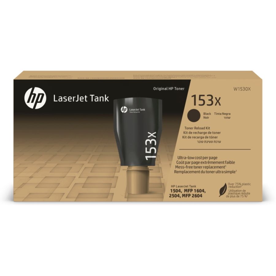 Hp kit ricarica toner nero originale laserjet tank 153x