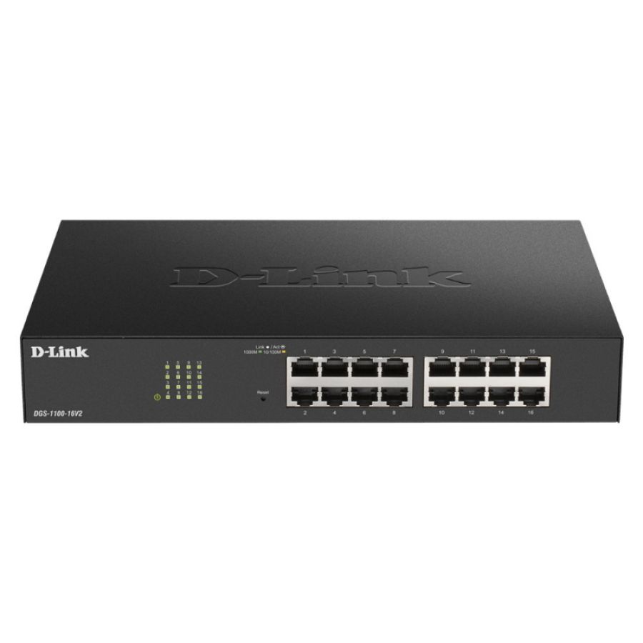 D-link dgs-1100-24pv2 gestito l2 gigabit ethernet (10/100/1000) supporto power over ethernet (poe) nero