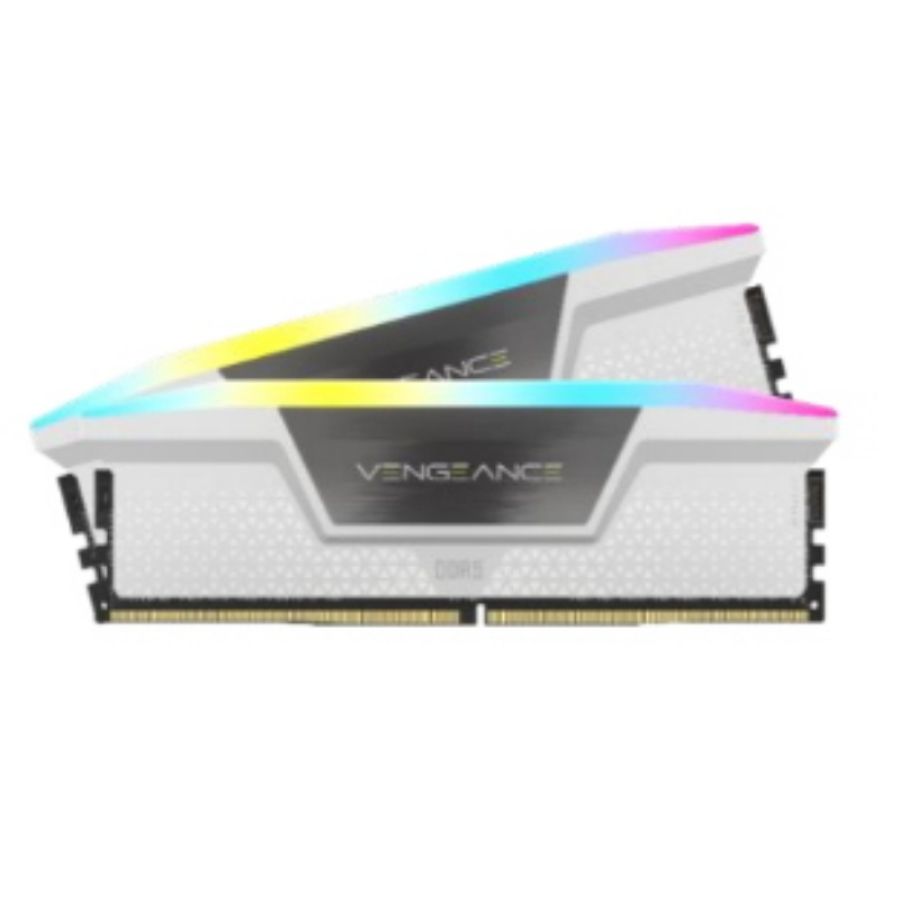 Corsair ram vengeance rgb ddr5 32gb (2 x 16gb) ddr5 6000 cl38-48-48-96 1.35v intel xmp amd expo -