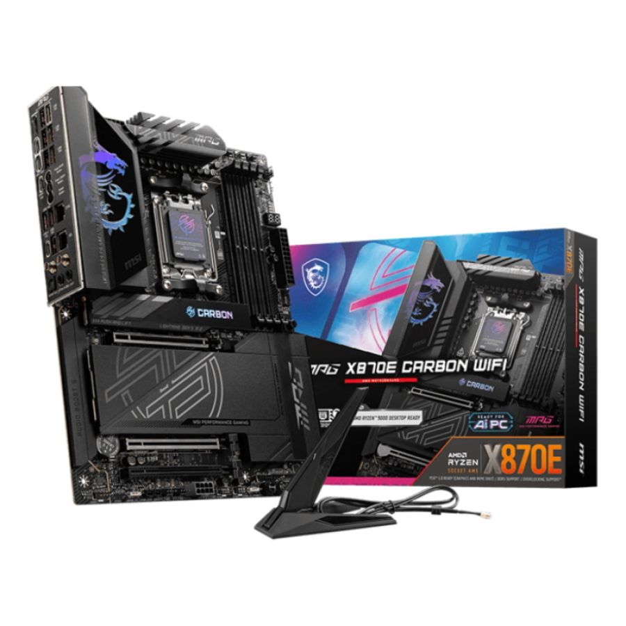 Msi mpg x870e carbon wifi scheda madre amd x870e socket am5 atx