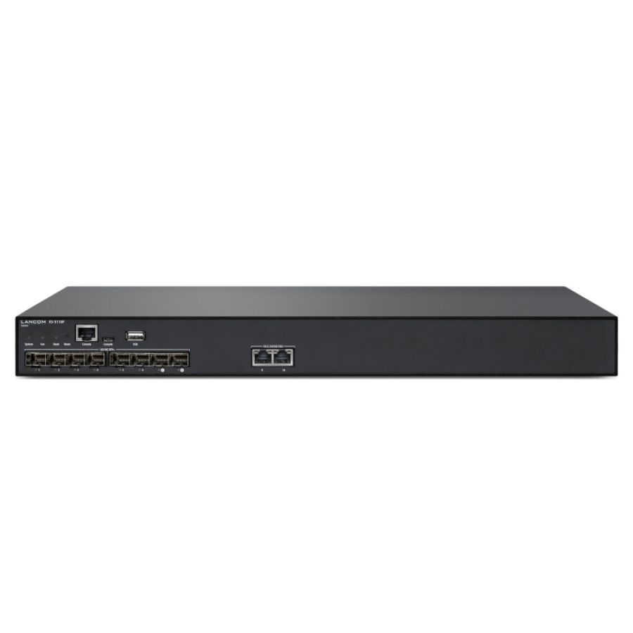 Lancom xs-5110f gestito l2/l3 10g ethernet (100/1000/10000) 1u nero