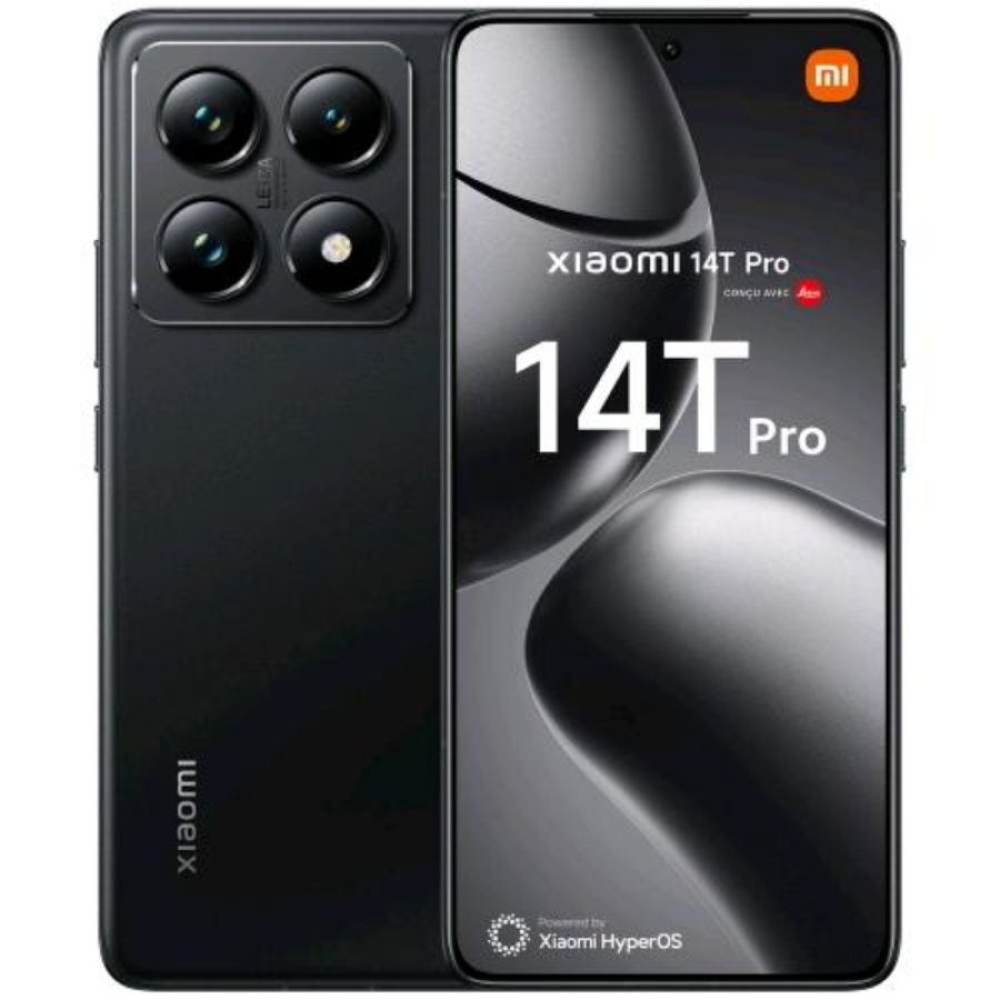 Xiaomi 14t pro 5g dual sim 6.67 octa core 512gb ram 12gb 5g europa titan black