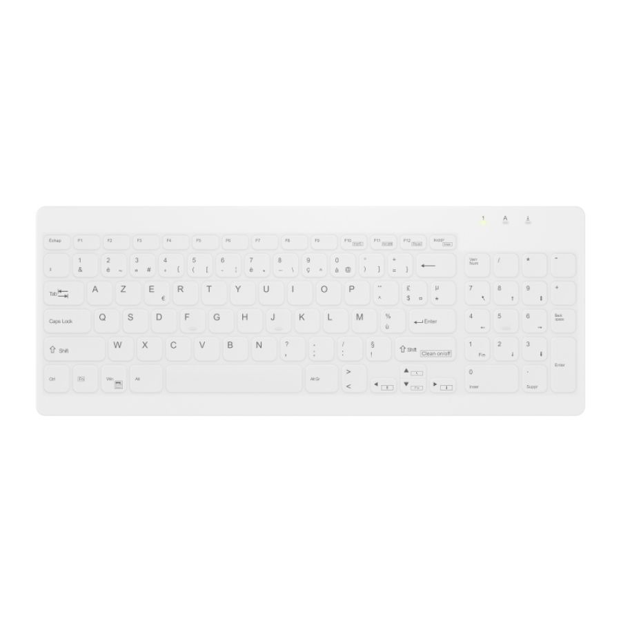 Contour design active key ak-c7012 tastiera medico usb francese bianco