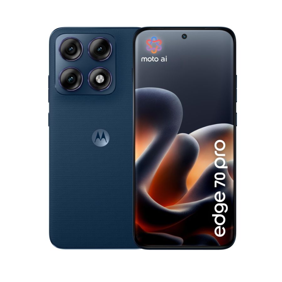 Motorola edge 70 pro 17,2 cm (6.78\) doppia sim android 16.0 5g usb tipo-c 8 gb 256 gb 6500 mah blu scuro