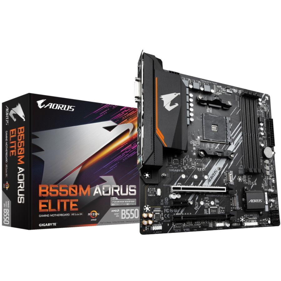 Gigabyte b550m aorus elite scheda madre amd b550 socket am4 micro atx