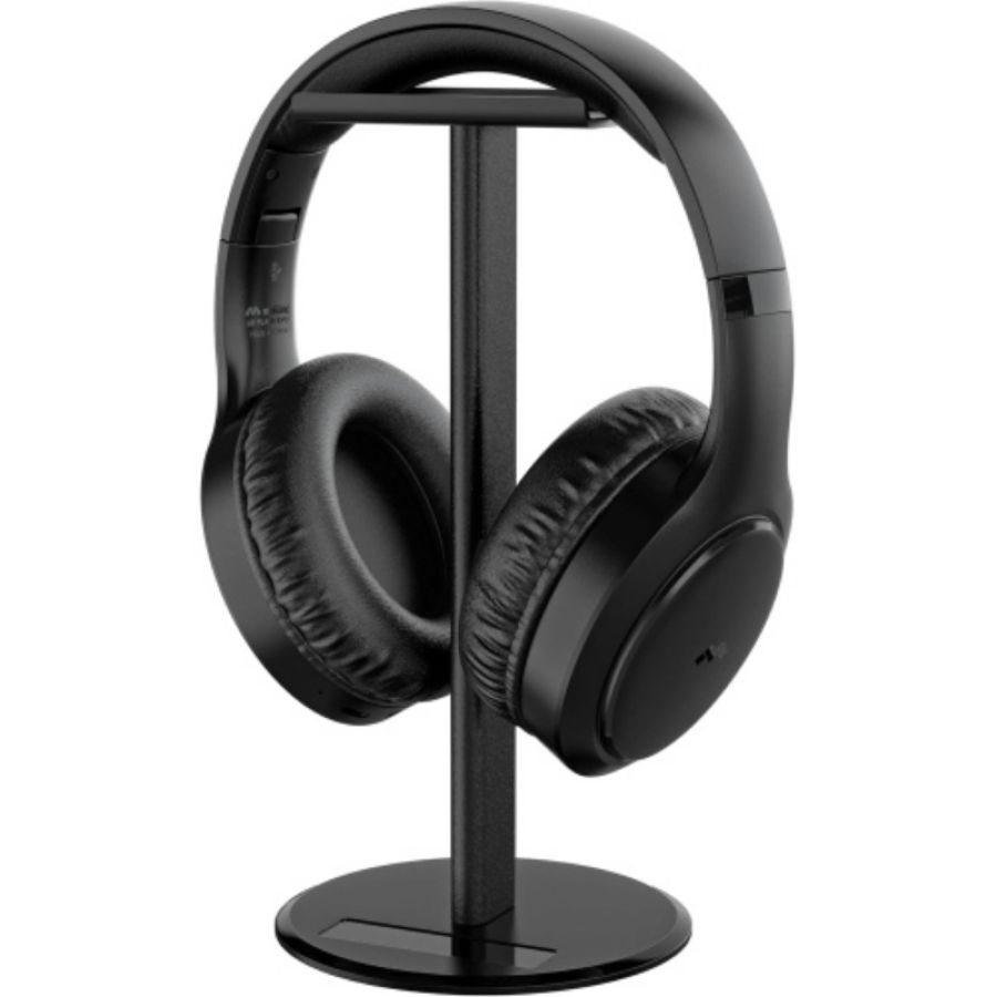 Meliconi flash evo cuffie tv wireless bluetooth con 20hr di autonomia utilizzabili anche con cavo audio di 3 mt incluso