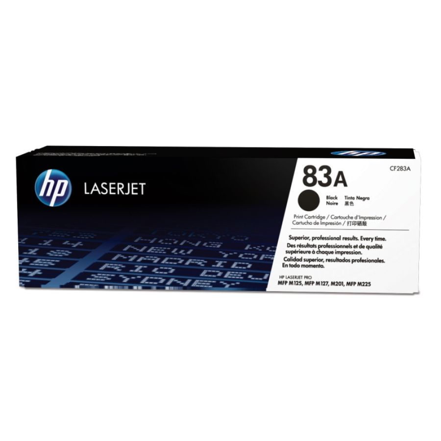 Hp cartuccia toner originale nero laserjet 83a