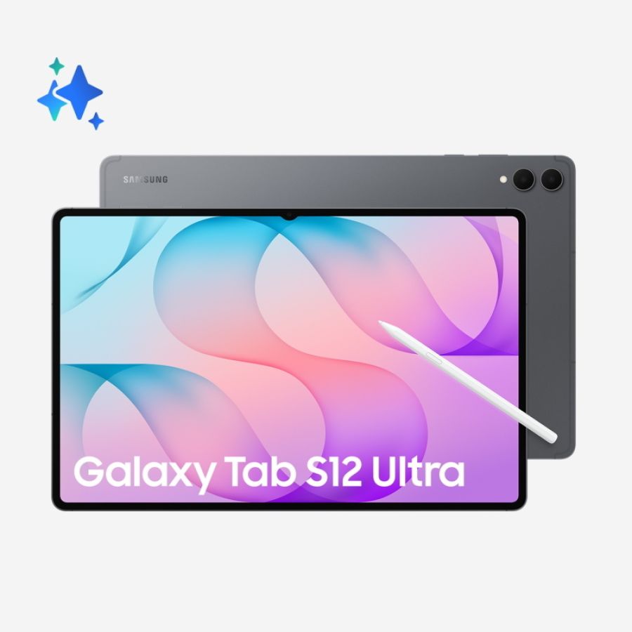 Samsung galaxy tab s12 ultra, wifi, 12gb+256gb, display 14.6\, gray, galaxy ai, batteria 11.600 mah