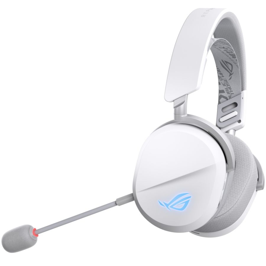 Asus rog pelta auricolare con cavo e senza cavo a padiglione gaming usb tipo-c bluetooth bianco