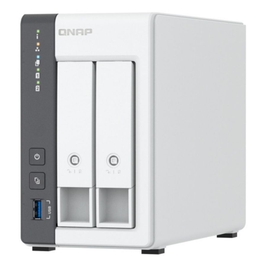 Qnap ts-216g server nas e di archiviazione tower cortex-a cortex-a55 4 gb hdd bianco