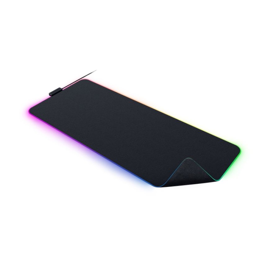 Razer strider chroma tappetino per mouse per gioco da computer nero