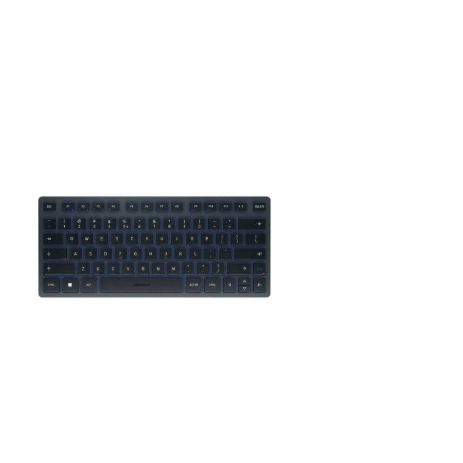 Cherry kw 7100 mini bt tastiera universale bluetooth qwerty us international blu