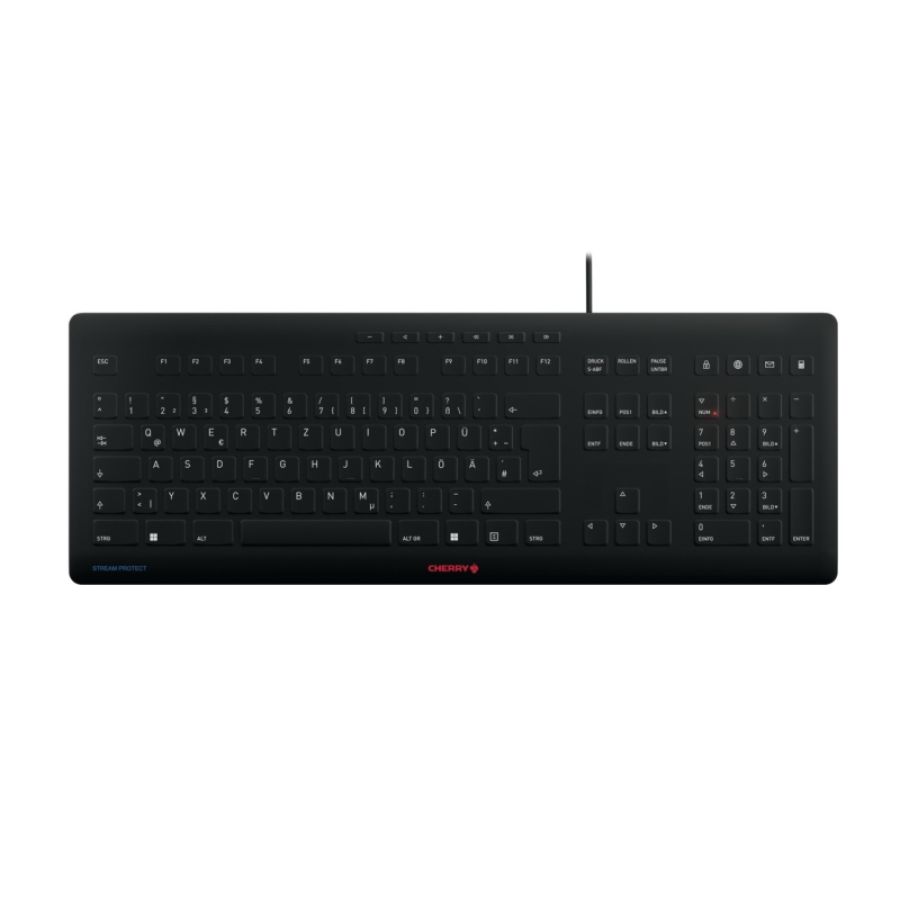 Cherry stream tastiera usb qwertz tedesco nero