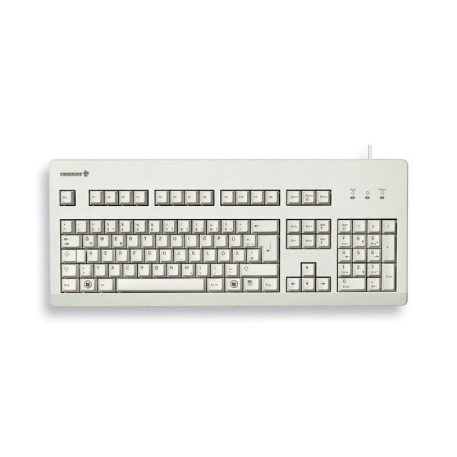Cherry g80-3000 tastiera usb qwerty inglese uk grigio