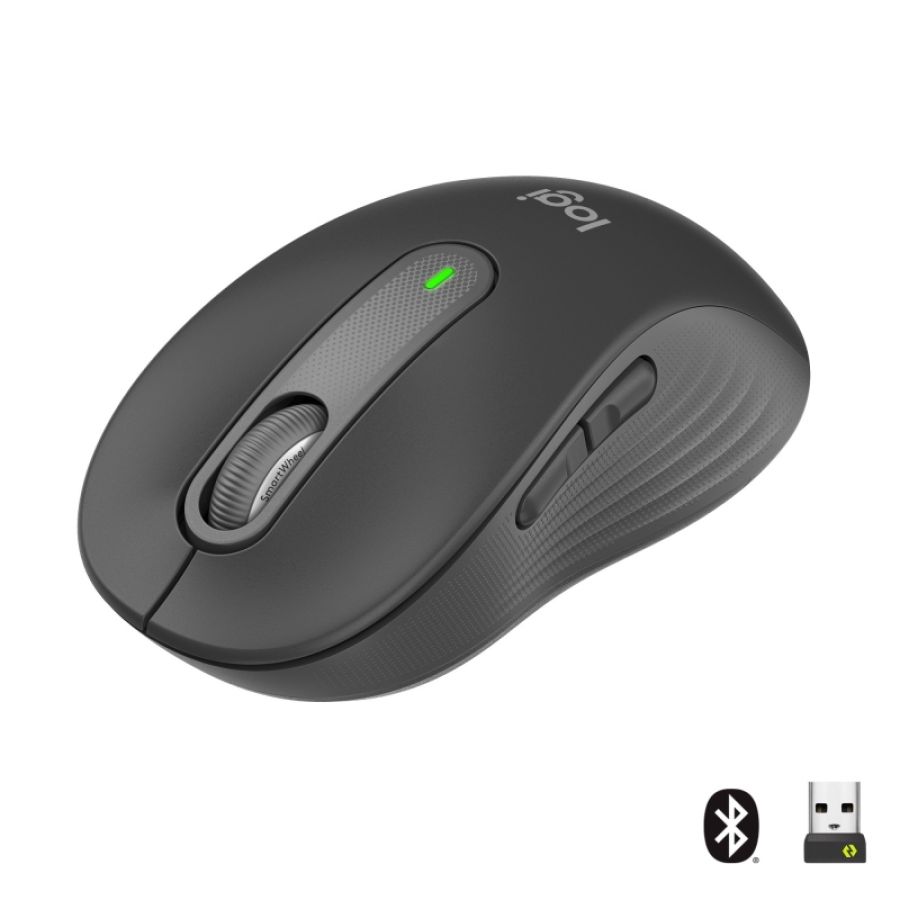 Logitech signature m650 mouse ufficio mano destra rf senza fili + bluetooth ottico 4000 dpi