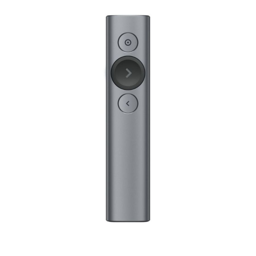 Logitech spotlight puntatore wireless bluetooth/rf grigio
