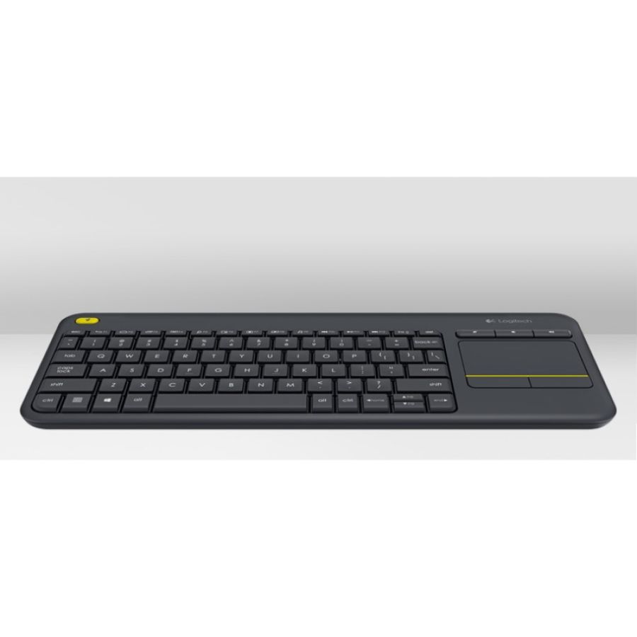 Logitech k400 plus tv tastiera rf wireless qwertz ceco nero