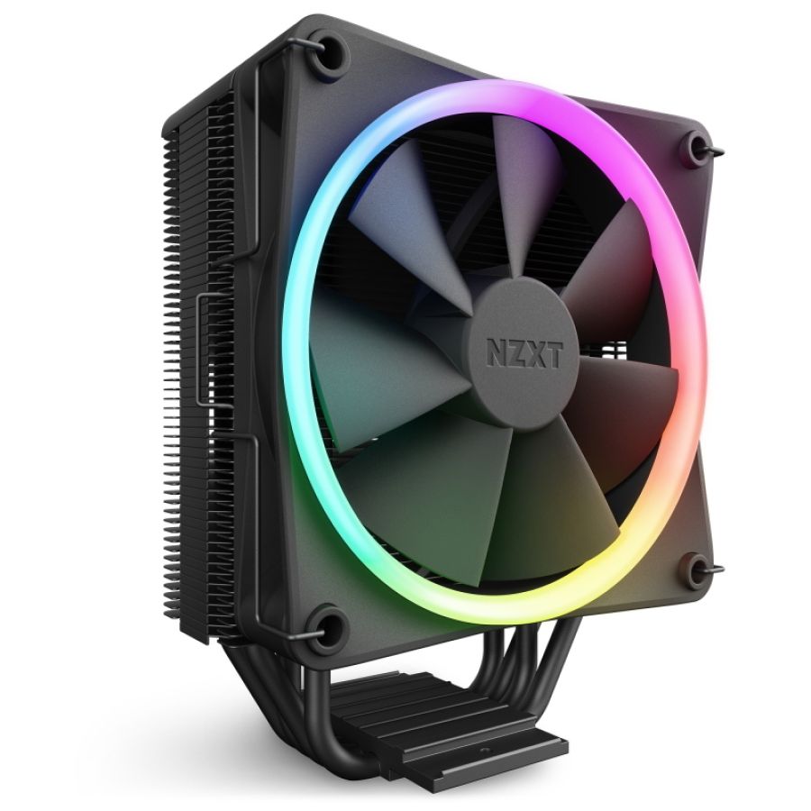 Nzxt t120 rgb processore raffreddatore d\`aria 12 cm nero 1 pz