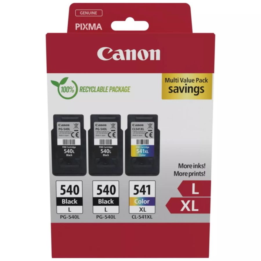 Canon 5224b017 cartuccia d\`inchiostro 2 pz originale nero, ciano, magenta, giallo