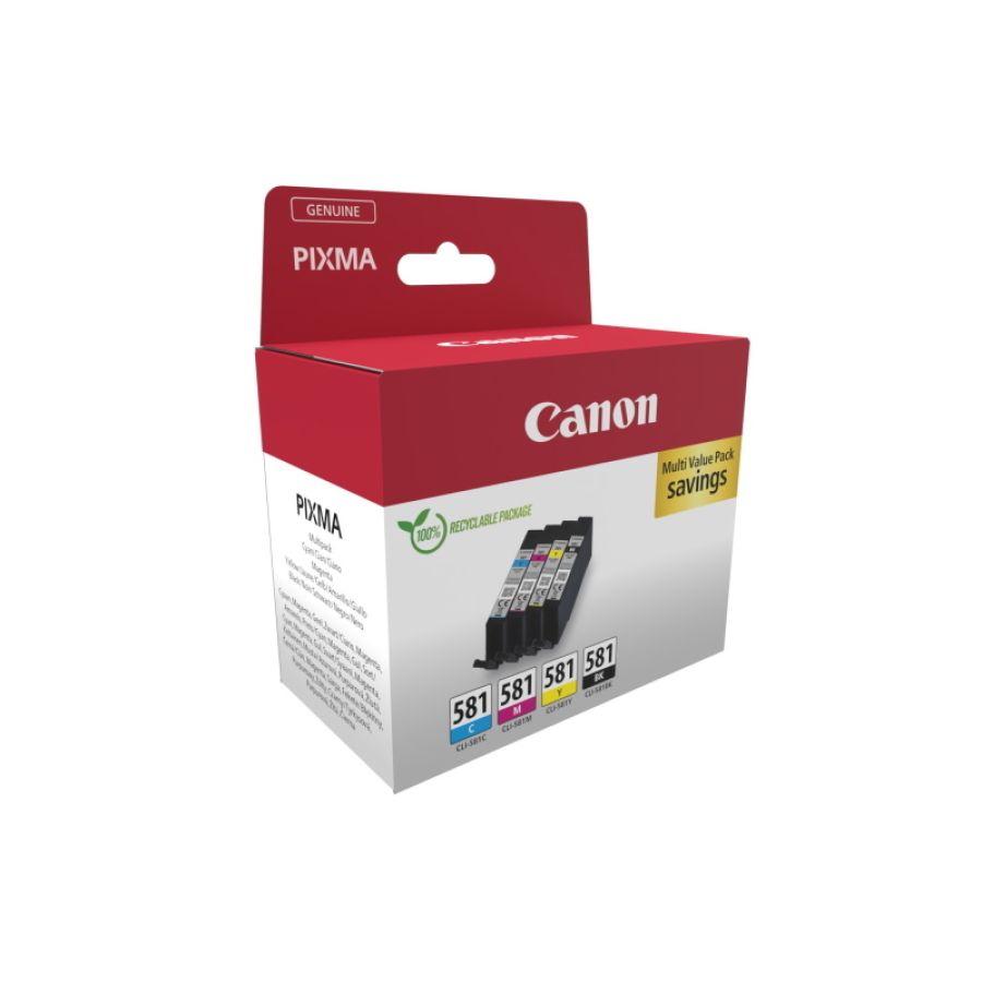 Canon 2103c007 cartuccia d\`inchiostro 4 pz originale nero, ciano, magenta, giallo