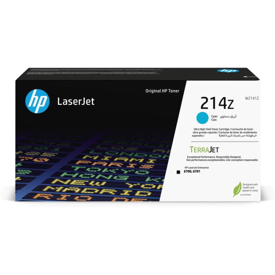 Hp cartuccia toner originale ciano ad altissima capacità laserjet 214z