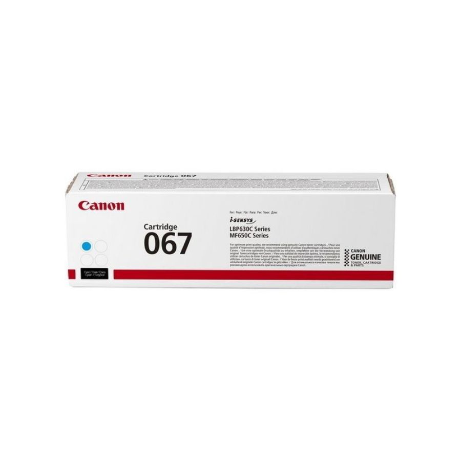 Canon 067 cartuccia toner 1 pz originale ciano
