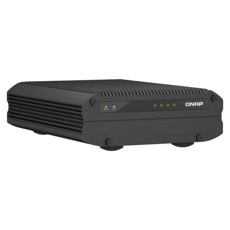 Qnap ts-i410x nas tower collegamento ethernet lan nero x6425e