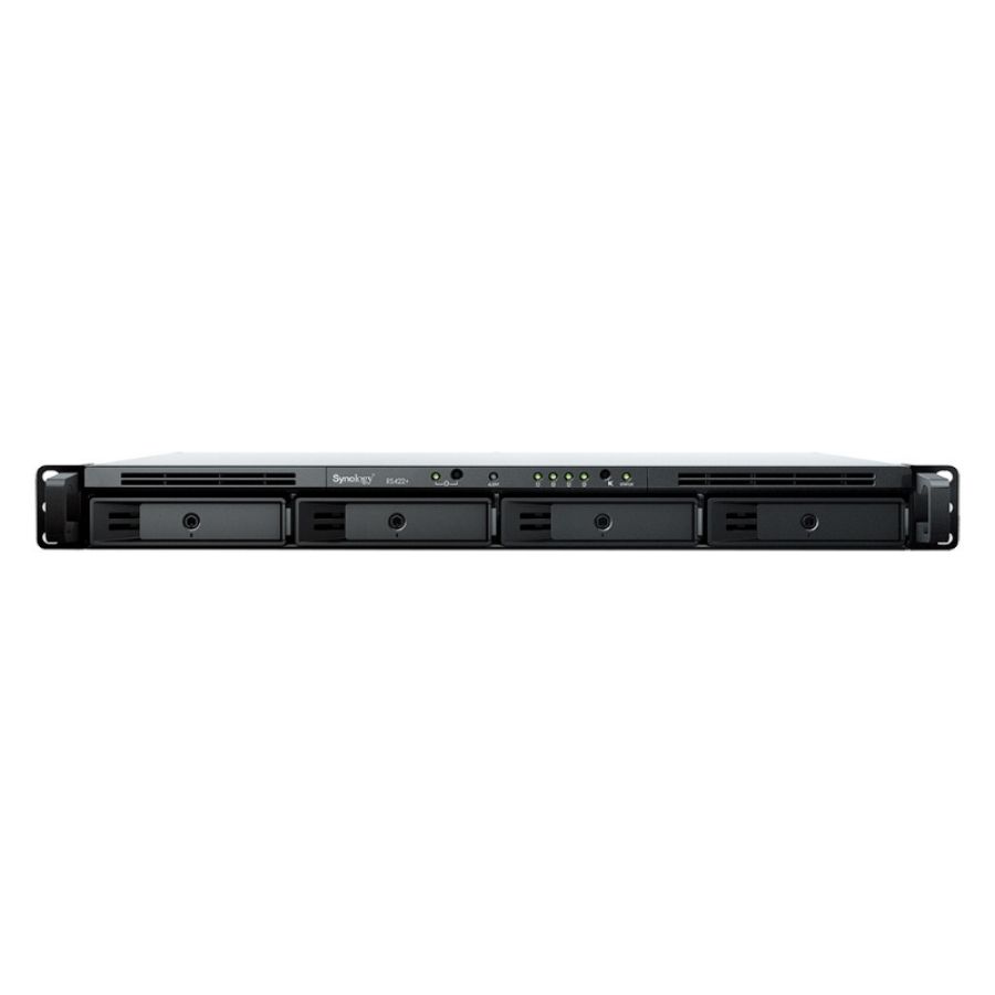 Synology rackstation rs422+ server nas e di archiviazione rack (1u) collegamento ethernet lan nero r1600