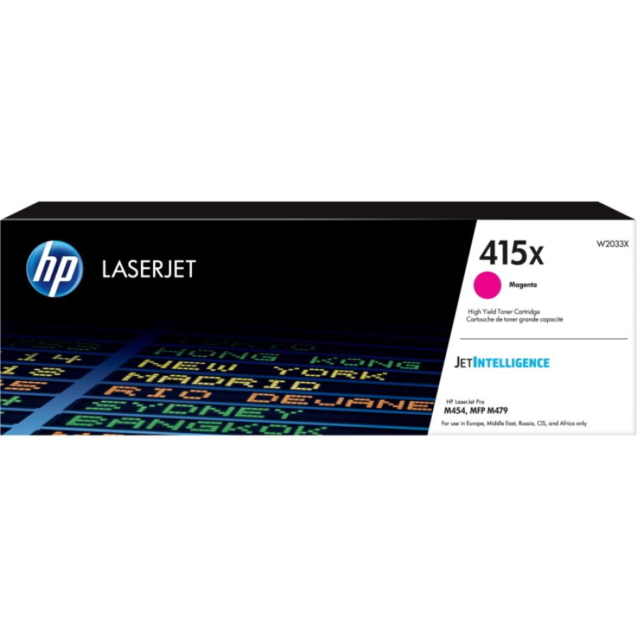 Hp cartuccia toner magenta originale laserjet 415x ad alta capacità