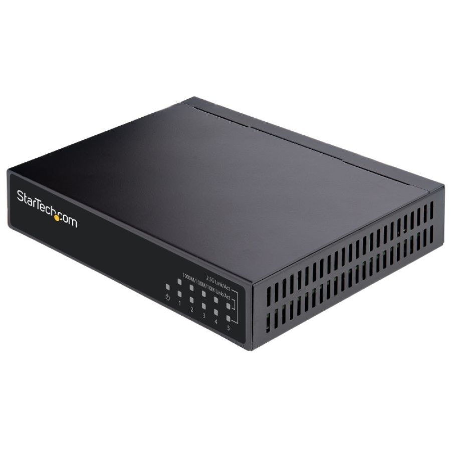 Startech.com switch 2.5g unmanaged - switch gigabit 5 porte - switch ethernet unmanaged 2.5gbase-t - splitter ethernet -