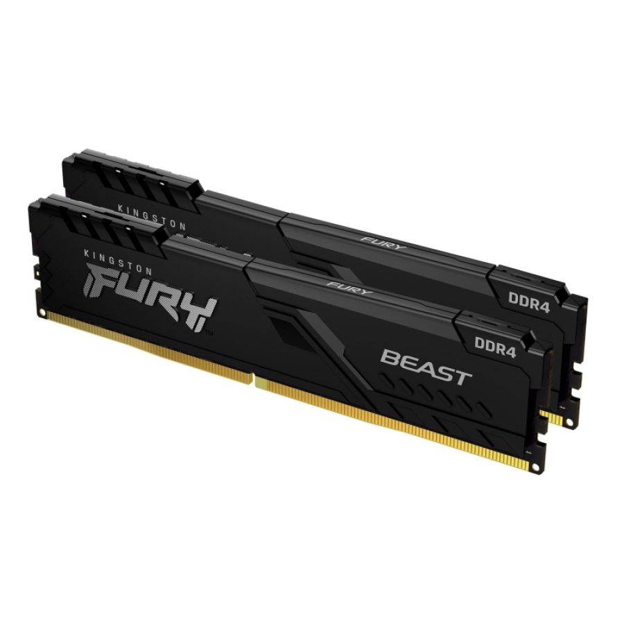 Kingston technology fury 16gb 3600mt/s ddr4 cl17 dimm (kit da 2) beast black