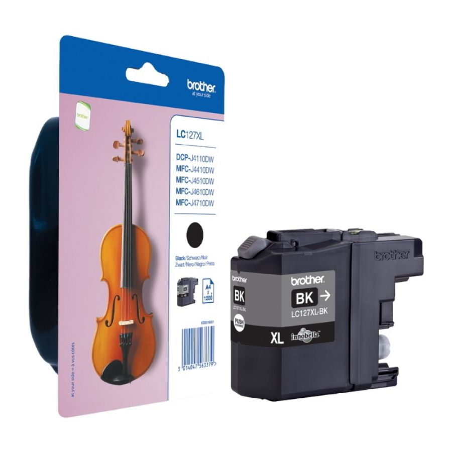 Brother lc-127xlbk cartuccia d\`inchiostro originale resa extra elevata (super) nero