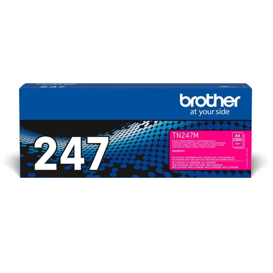 Brother tn-247m cartuccia toner 1 pz originale magenta