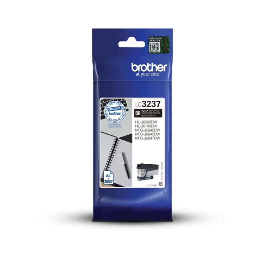 Brother lc-3237bk cartuccia d\`inchiostro 1 pz originale resa standard nero