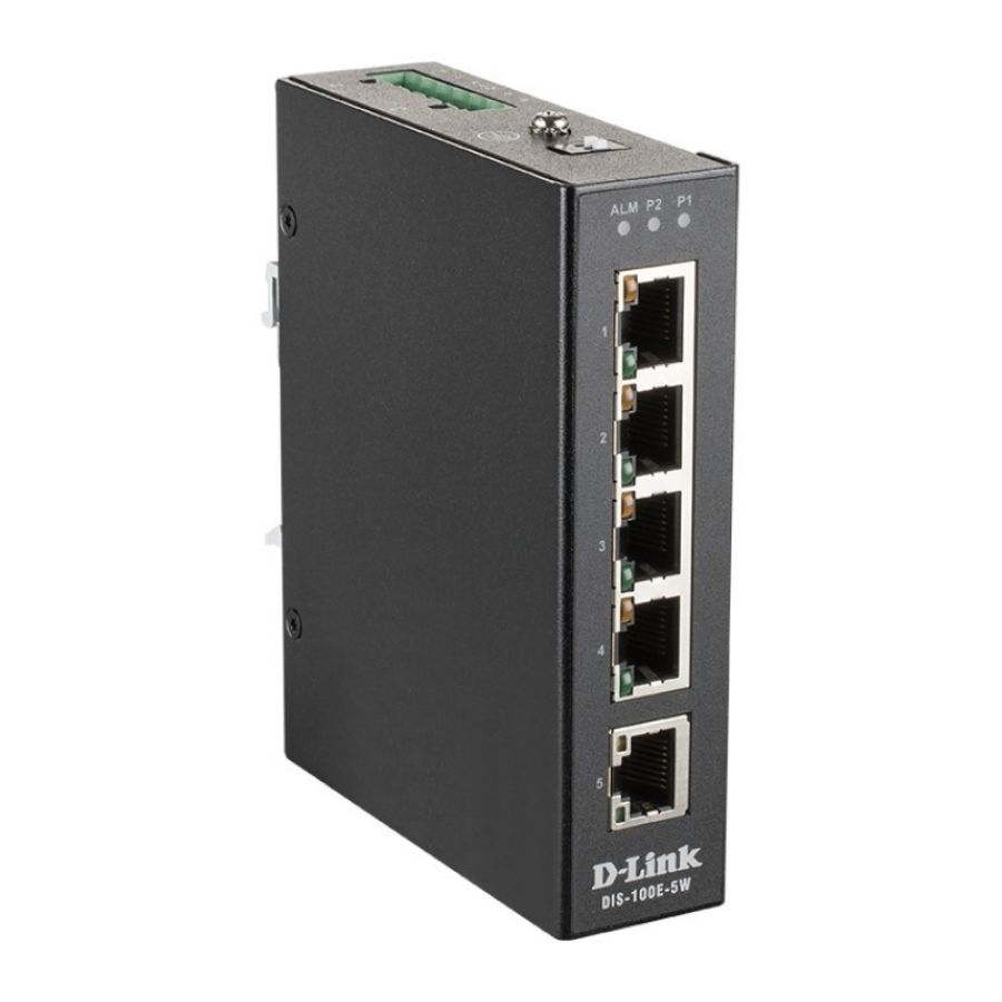D-link dis-100e-5w switch di rete non gestito l2 fast ethernet (10/100) nero