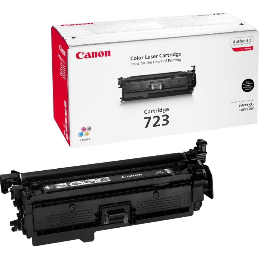 Canon 723bk cartuccia toner 1 pz originale nero