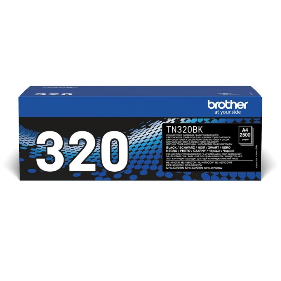 Brother tn-320bk cartuccia toner 1 pz originale nero