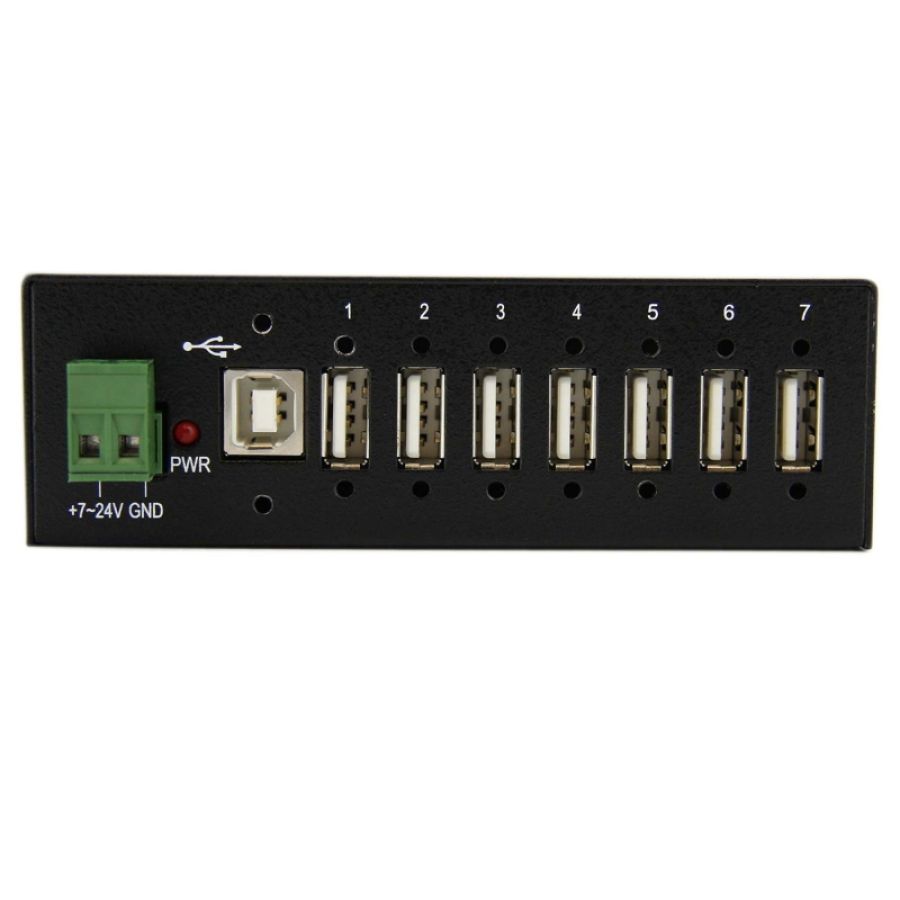 Startech.com hub usb industriale a 7 porte, predisposto per il montaggio