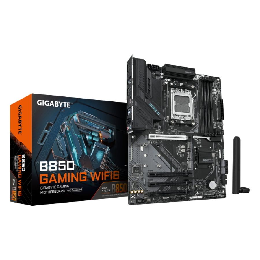 Gigabyte b850 gaming wifi6 scheda madre - cpu amd ryzen serie 9000, vrm digitale 6+2+2 fasi, fino a 8200mhz ddr5 (oc), 1xpcie
