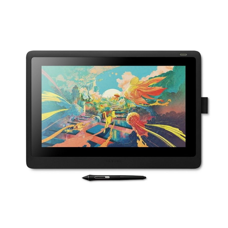 Wacom cintiq 16 tavoletta grafica nero 5080 lpi (linee per pollice) 344,16 x 193,59 mm