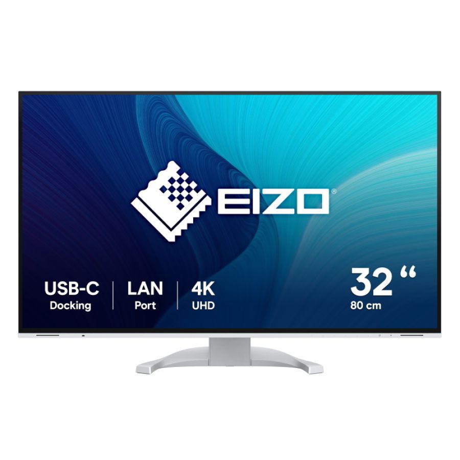 Eizo flexscan ev3240x-wt monitor pc 80 cm (31.5\) 3840 x 2160 pixel 4k ultra hd lcd bianco
