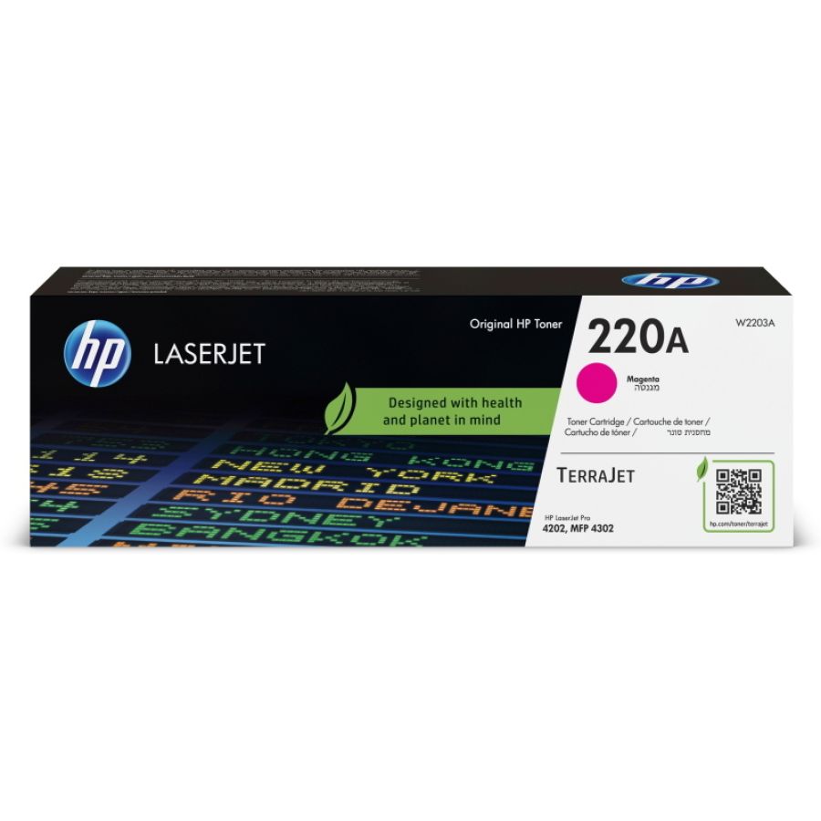 Hp cartuccia toner originale magenta laserjet 220a