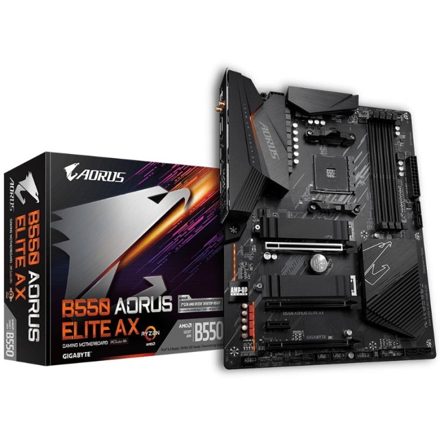 Gigabyte b550 aorus elite ax scheda madre amd b550 socket am4 atx
