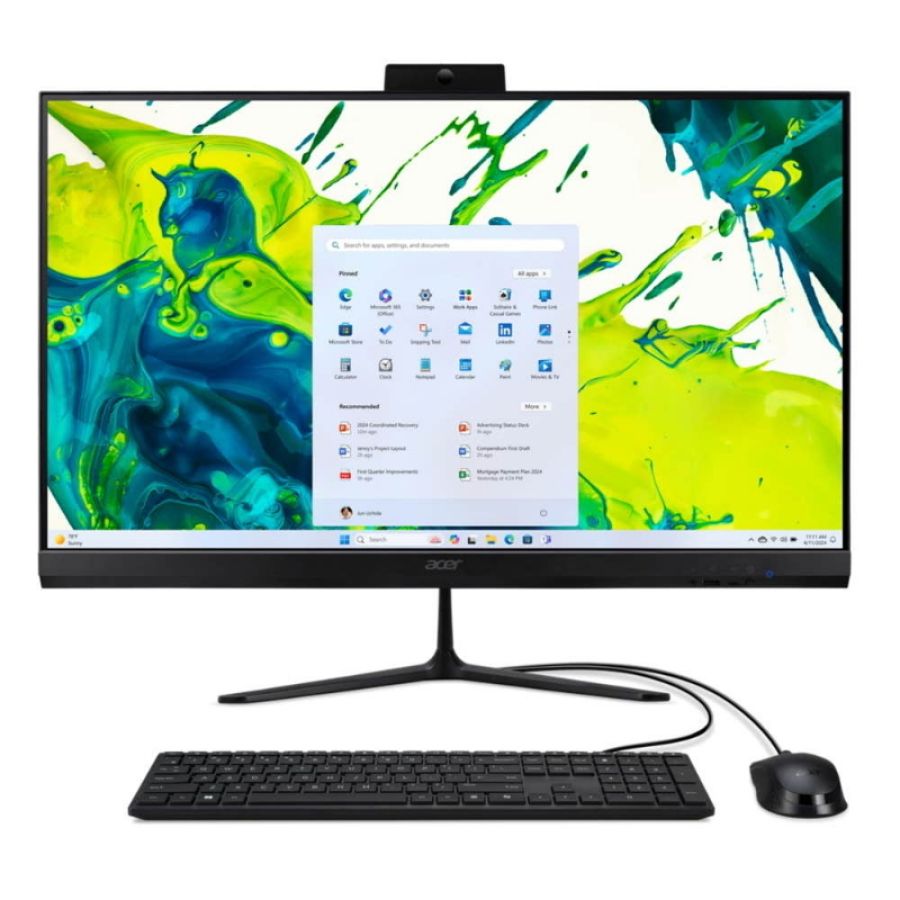 Acer pc aio 27 ryzen 5 7430u 8gb 512gb win 11 home